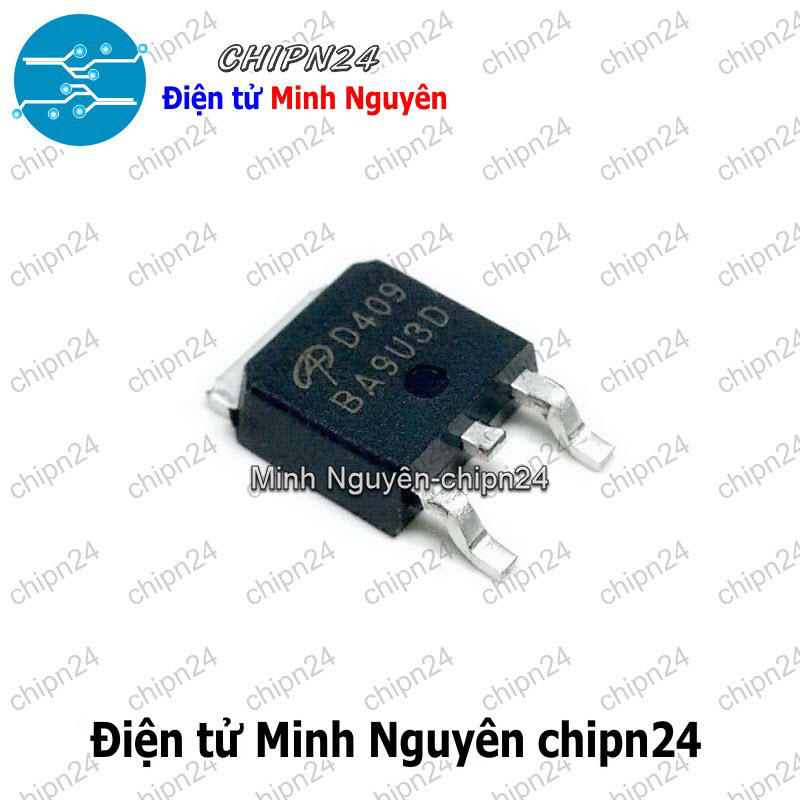 [1 con] (SOP) Mosfet Dán AOD409 TO-252 Hàng Tốt 26A 60V Kênh P (SMD) (D409 409) - HH005229