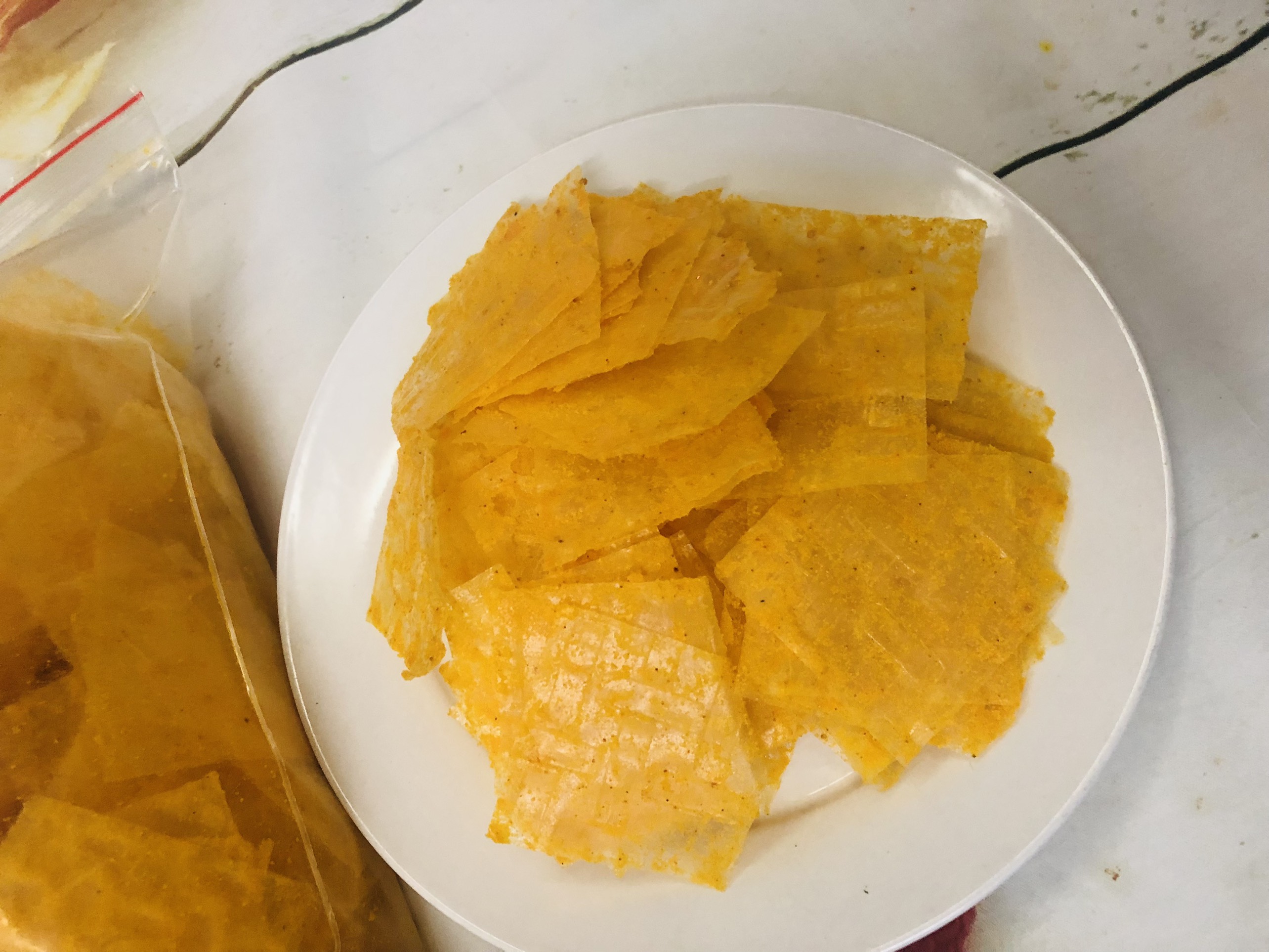 500g bánh tráng trộn phô mai miếng