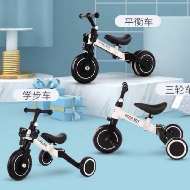 Xe đạp kiêm xe chòi chân 3 chức năng cho bé