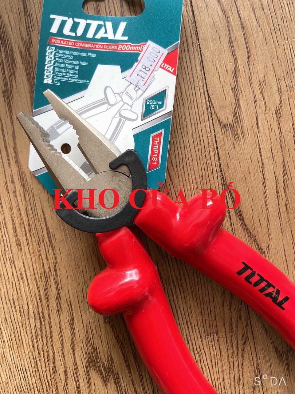 KỀM RĂNG CÁCH ĐIỆN 8INCH TOTAL THTIP181