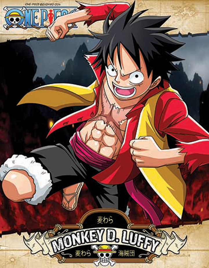 Tranh xếp hình 63 mảnh - Monkey D.Luffy