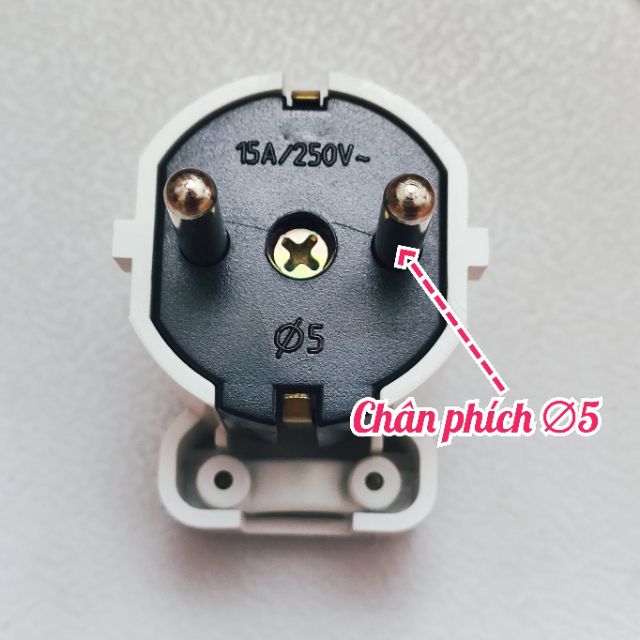 Phích cắm LiOA® EUR ∅5, công suất 3500W