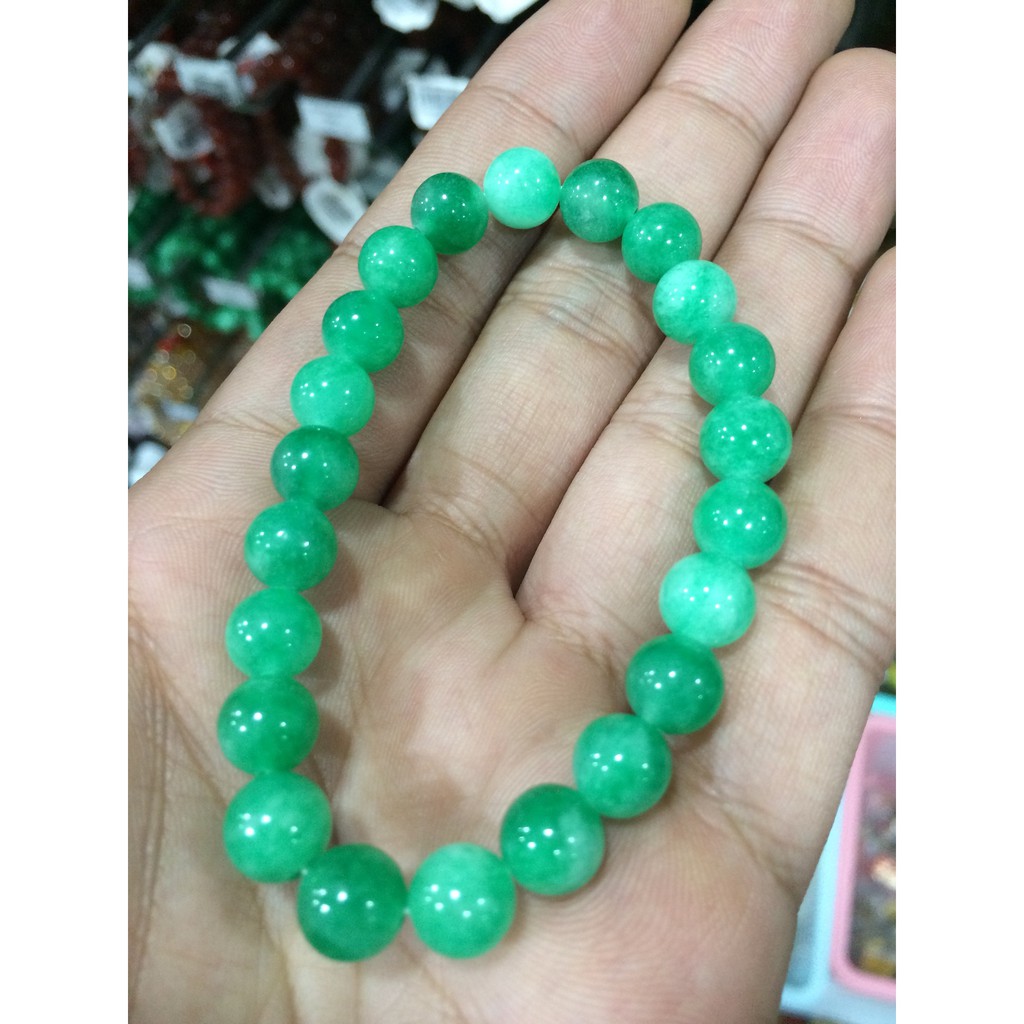[HCM]Vòng tay đá cẩm thạch thiên nhiên 8ly