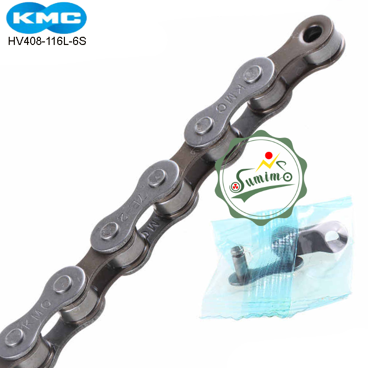 Sên KMC HV408-116L 6 Speed - Chính hãng