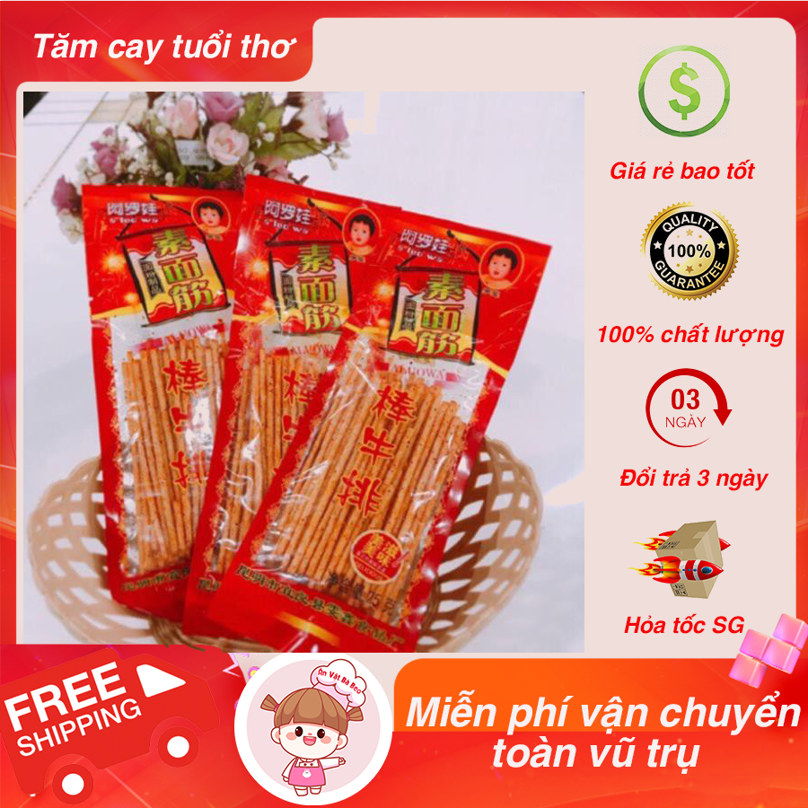 Tăm cay (1 gói) - Ăn vặt nội địa Trung