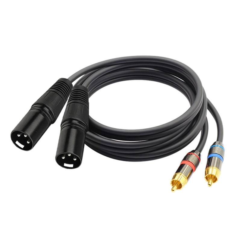 Dual 5Ft XLR to RCA Female Audio Cable Stereo Audio Connection Cable Wire Malaysia