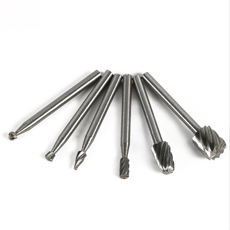 Bộ 6 Mũi Khắc Mài HSS Trục 3.17mm