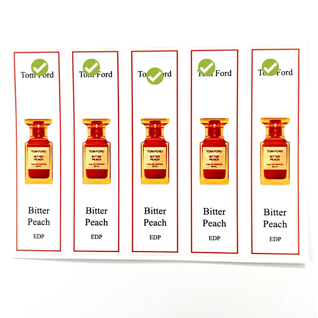 [HCMC] combo 10 tomford perfume bottle sticker for full range extract bottle