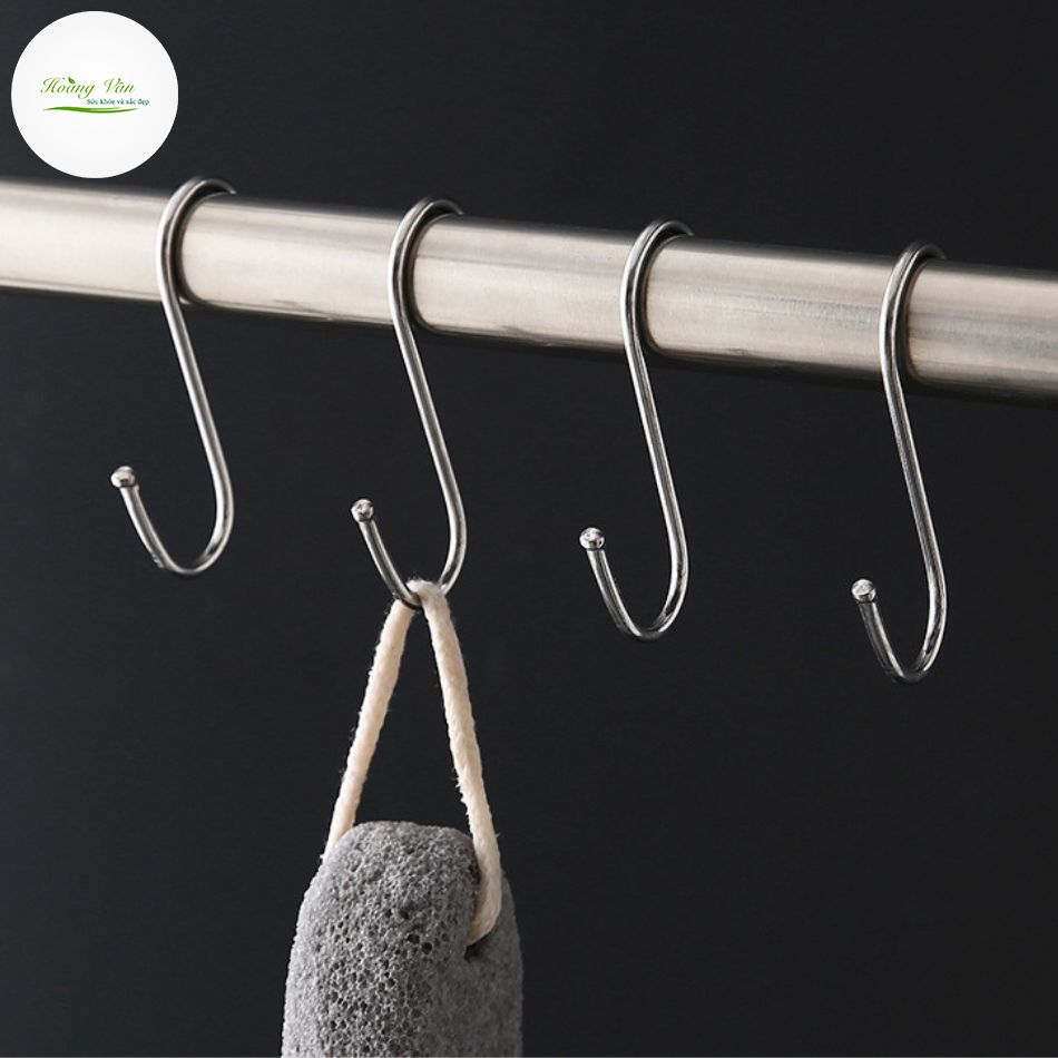 Combo 10 Móc treo đồ chữ S Inox sáng bóng