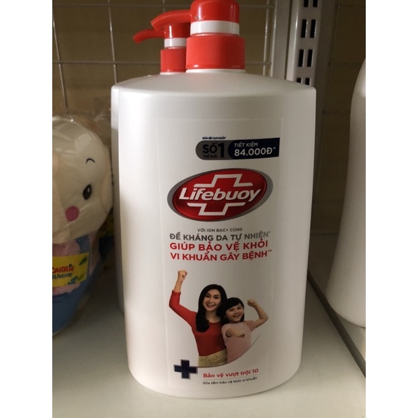 Sữa tắm Lifebuoy 900g màu đỏ