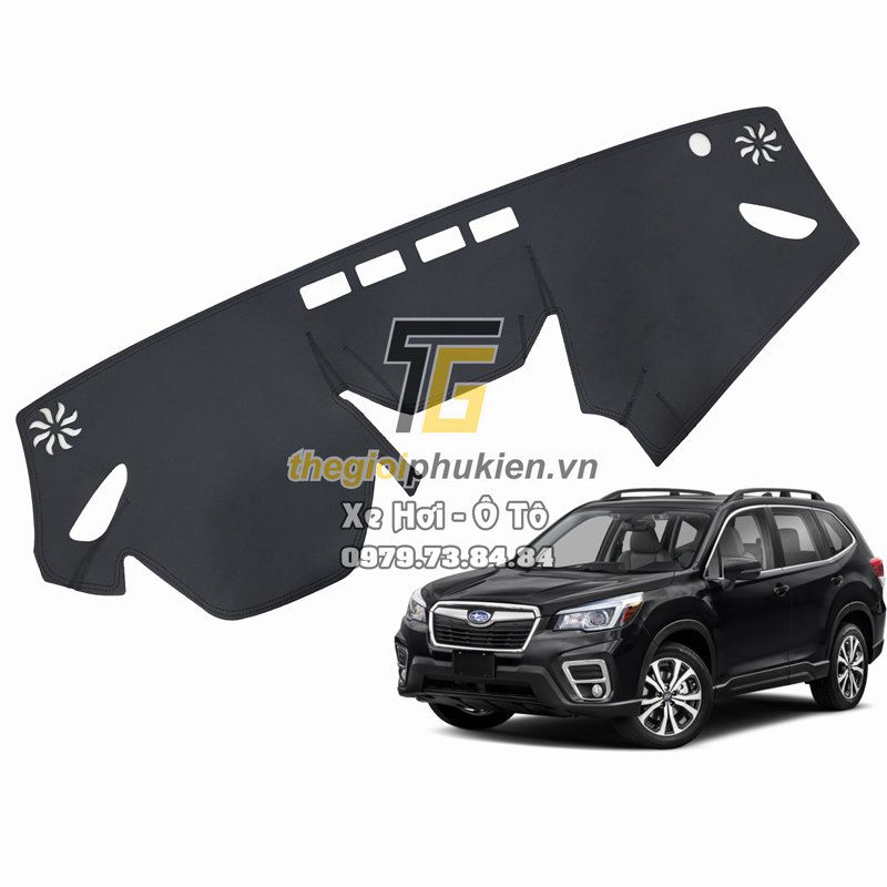 Thảm da Taplo vân Carbon cao cấp dành cho xe Subaru Forester