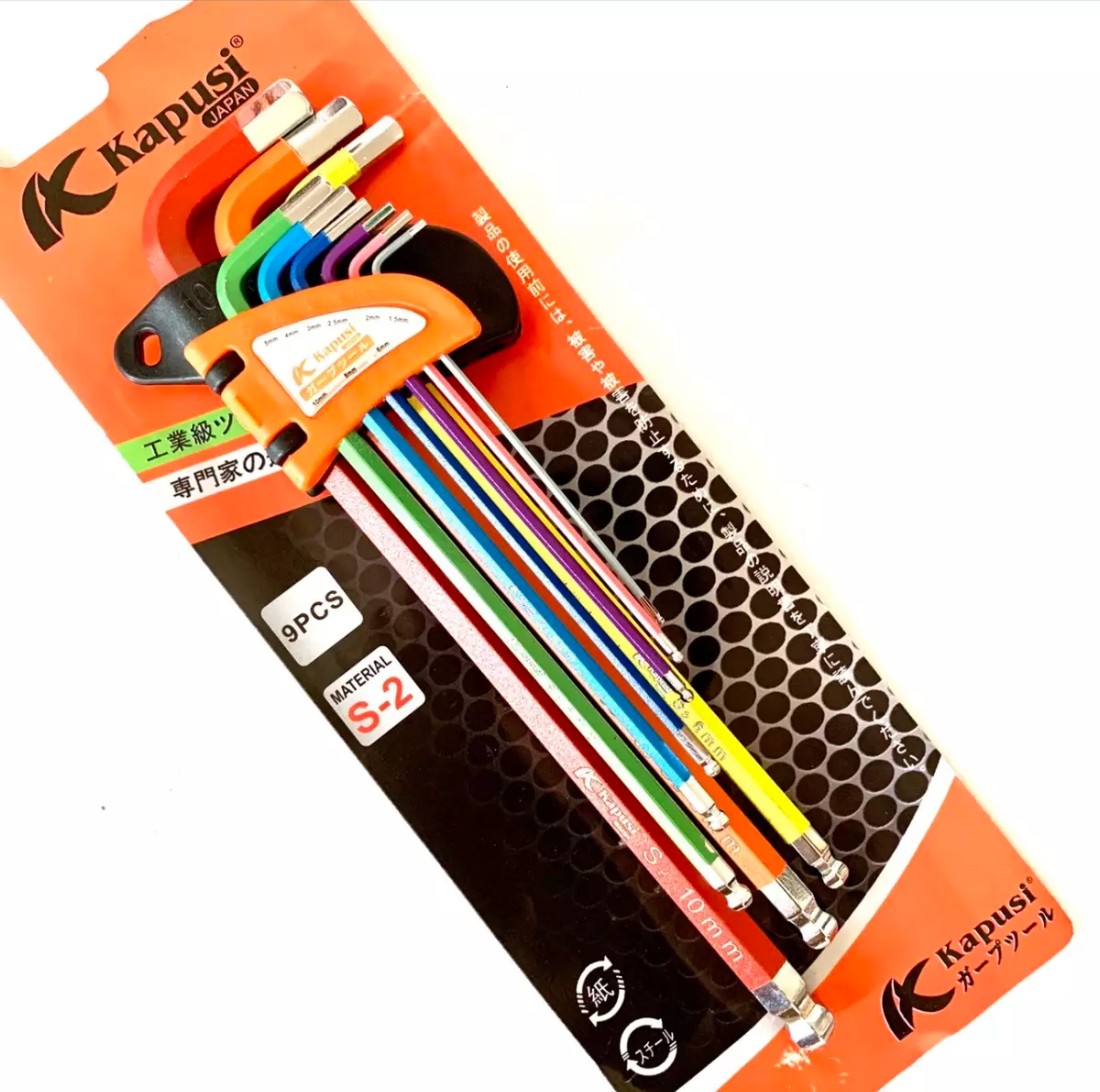Bộ lục giác nhật lục giác đa năng bộ lục giác 9 món Kapusi đầu bi lục cao cấp