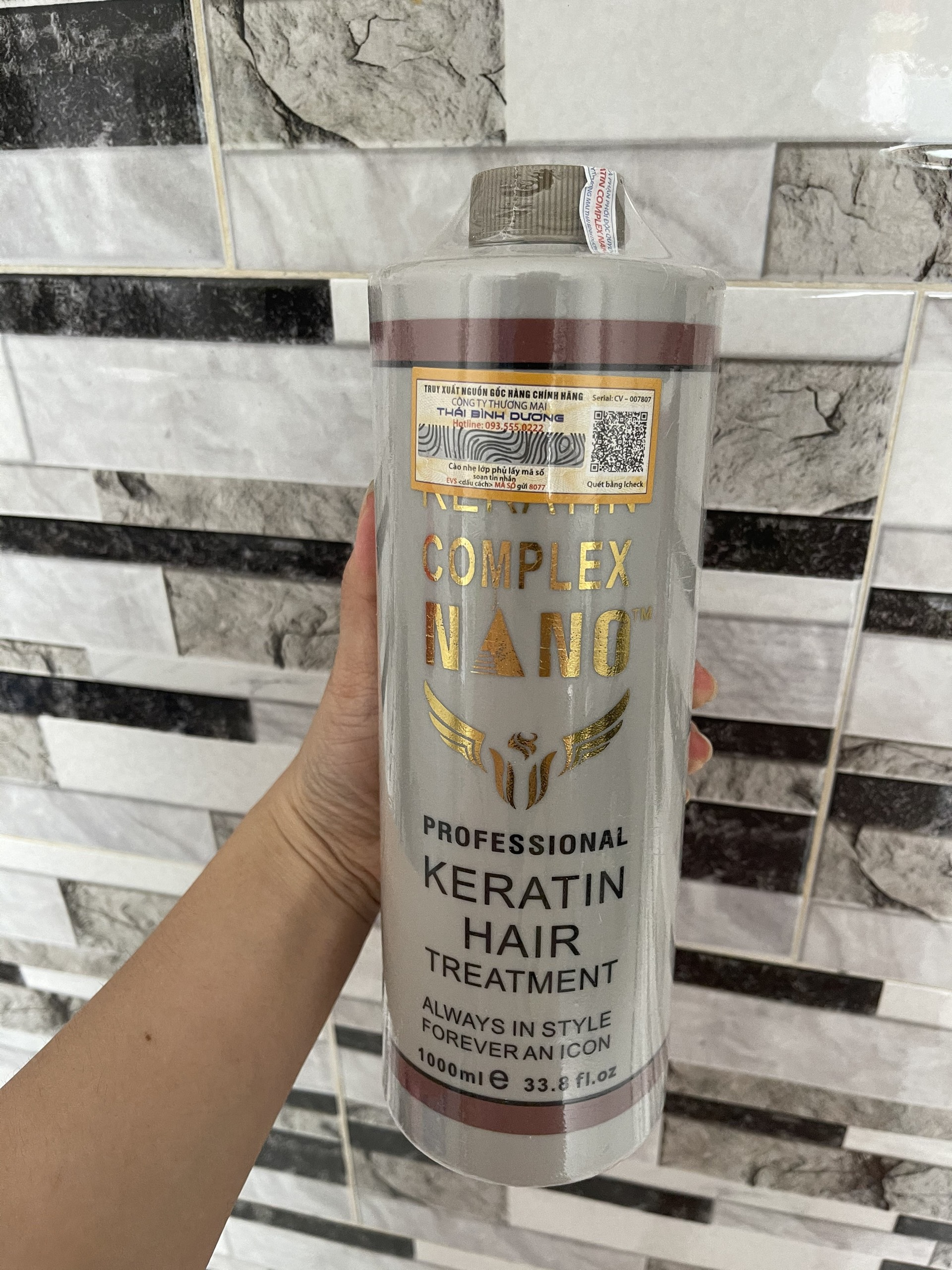 Phục hồi chuyên sâu dành cho tóc nát keratin nano complex 1000ml