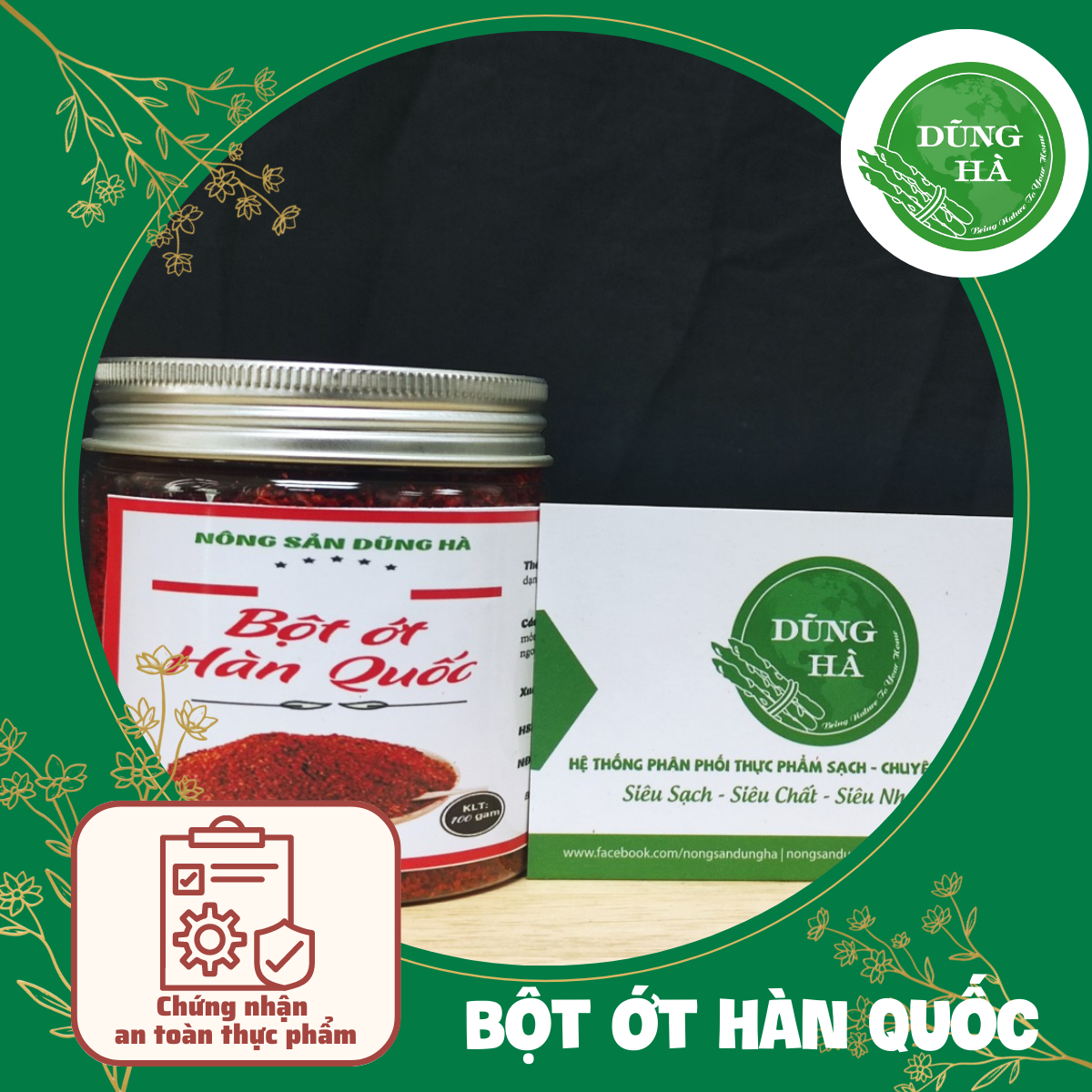 Bột ớt Hàn Quốc nguyên chất