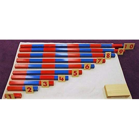 Gậy số Montessori - Numerical Rods