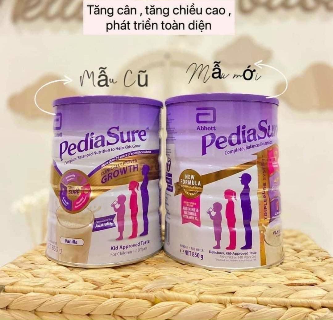 Date 02/2026   Sữa bột PediaSure Úc 850g