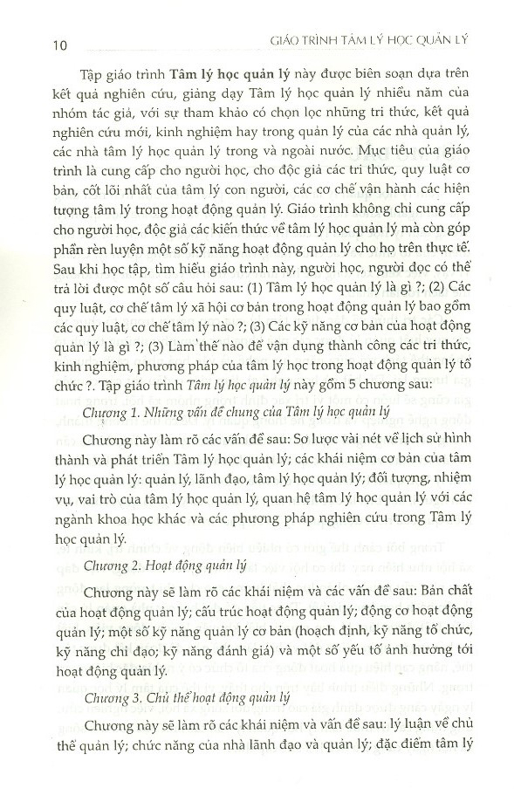 Giáo Trình Tâm Lý Học Quản Lý