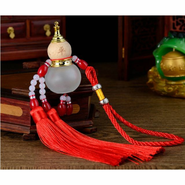 Bình hồ lô đựng nước thơm treo xe ô tô