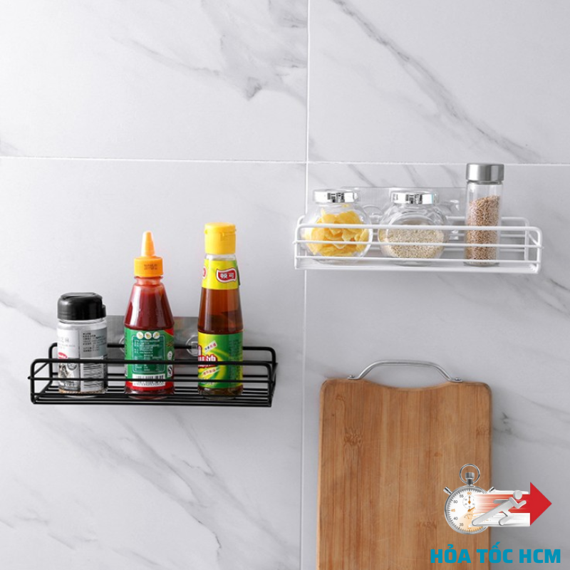 Kệ Nhà Tắm Dán Tường Thông Minh Bằng Sắt