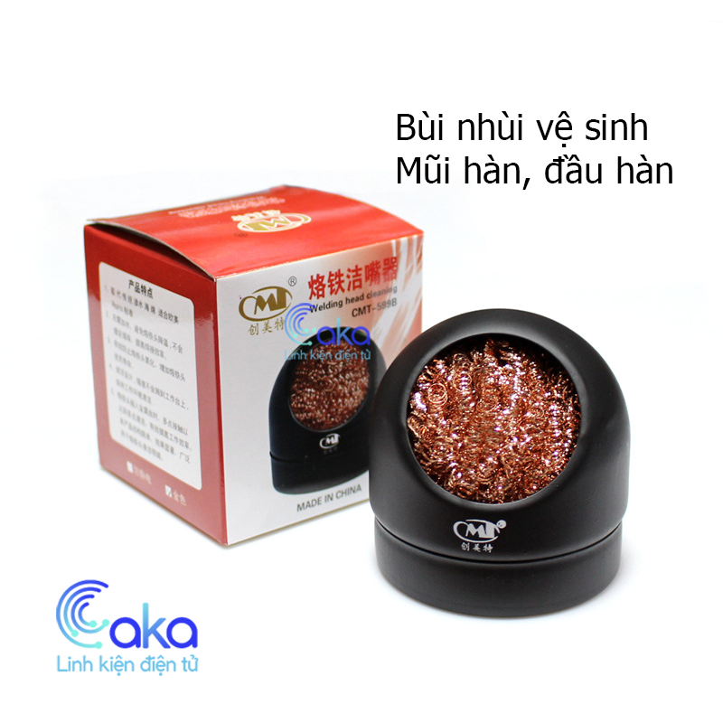 Bùi nhùi vệ sinh mũi hàn, mỏ hàn thiếc