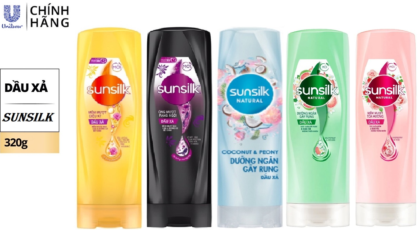 Dầu xả tóc Sunsilk 320g