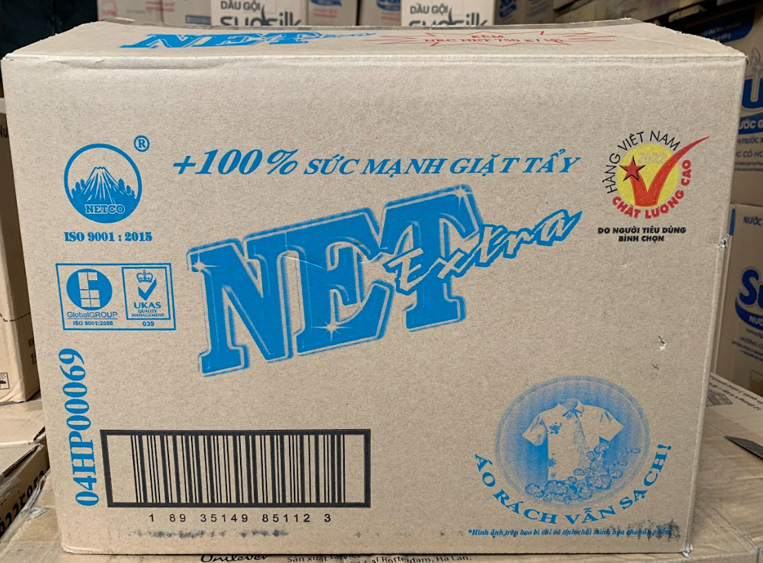Bột giặt NET Extra hoa thiên nhiên 5.5kg (tặng kèm 1 chai nước rửa chén)