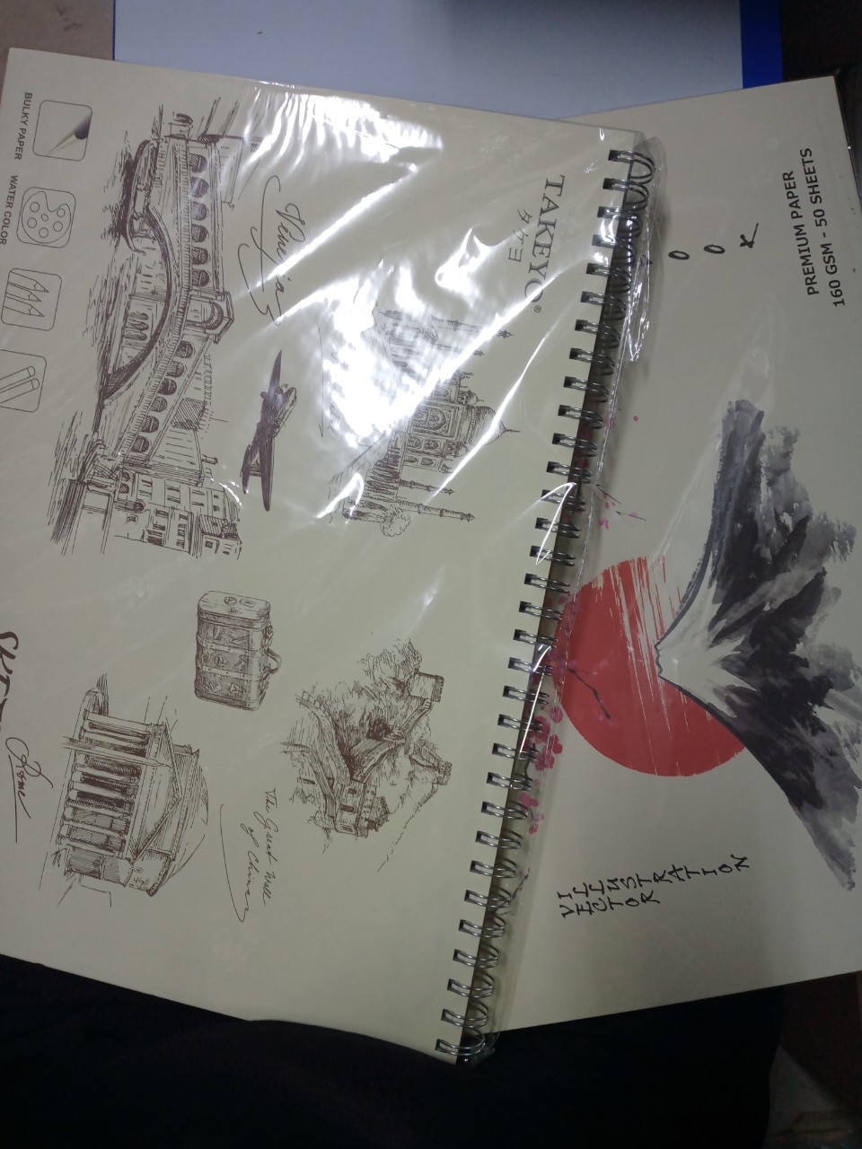 Sổ vẽ Takeyo 160gsm A5/A4/A3