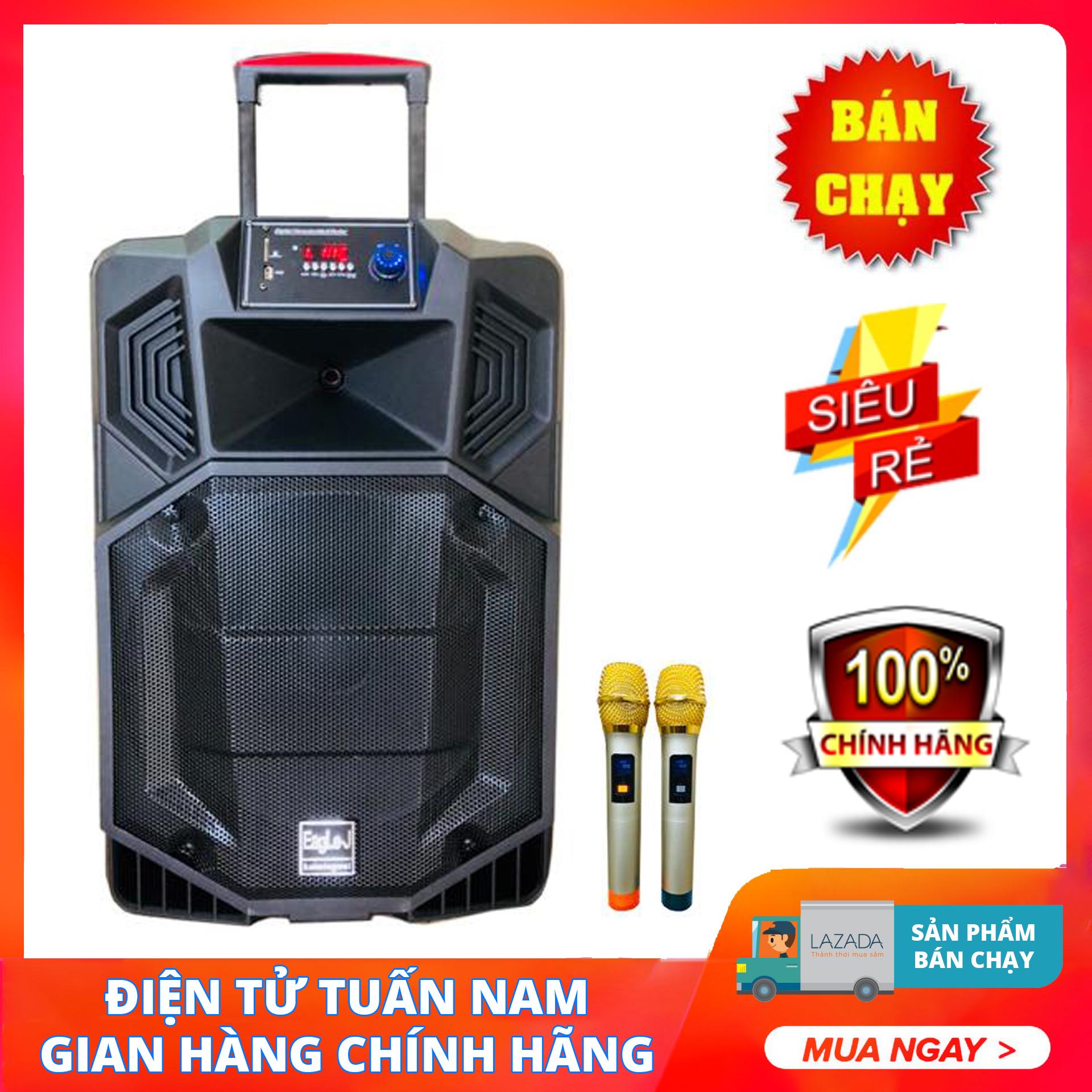 [HCM][Trả góp 0%]Loa kéo Bluetooth Eagle.J ED-15N (4 Tấc) - CỰC HAY