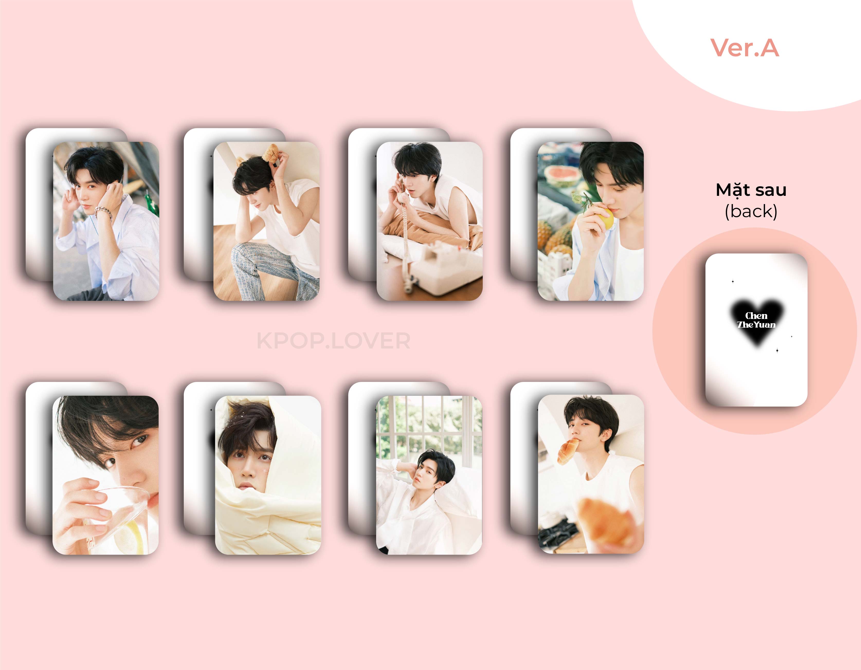 SET 8 CARD BO GÓC Trần Triết Viễn