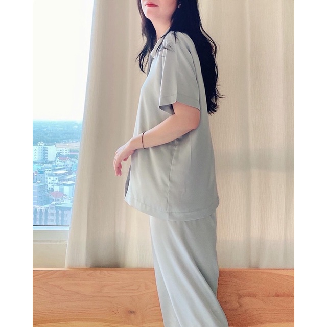 Set đồ ngủ quần dài RUCHAN nhiều màu