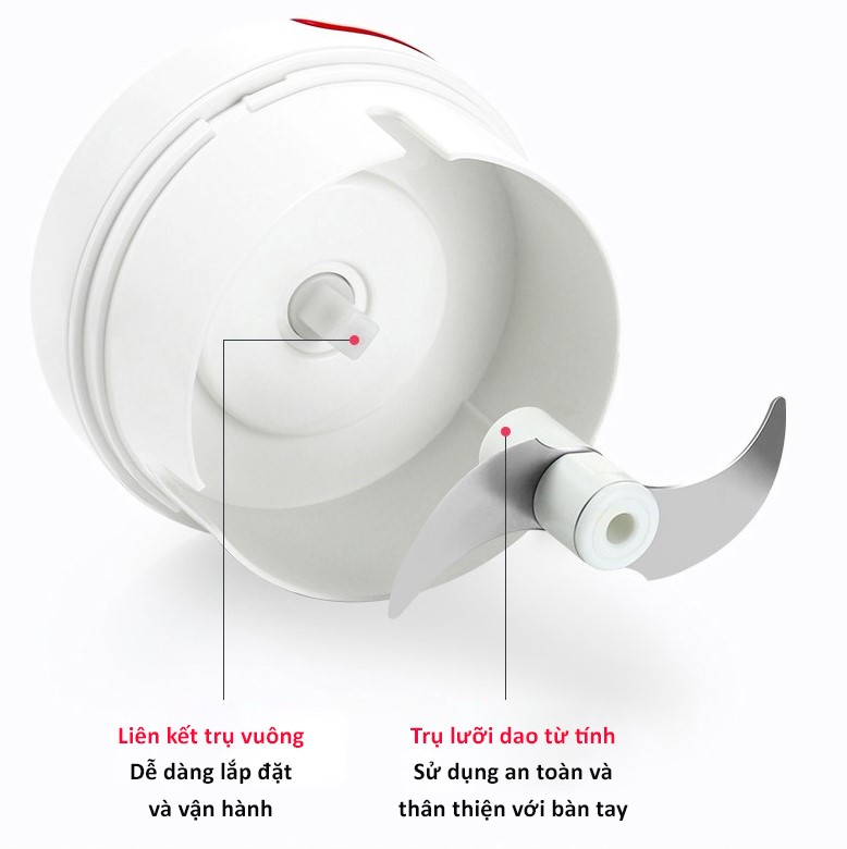 Máy xay tỏi ớt cầm tay mini