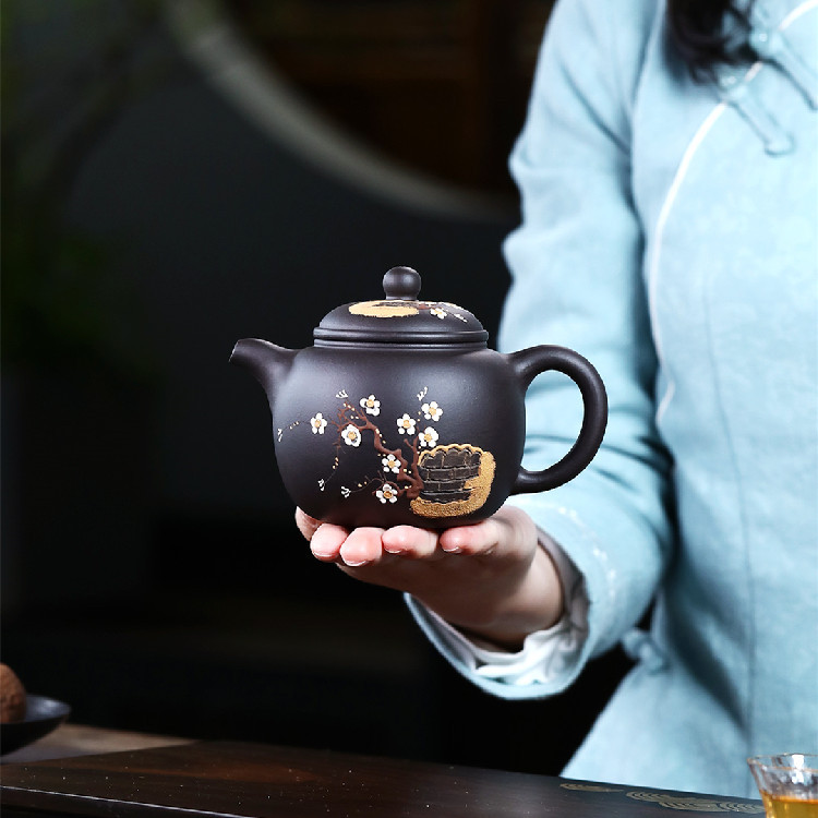 Ấm tử sa nghi hưng liên tử mai hoa 300 ml