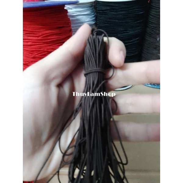 10m thun vải sơi tròn co giãn 1mm