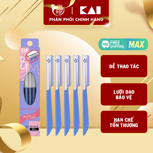 Dao Cạo Lông Mày Kai Razor Face Eyebrow Shaving Care Beauty-M (Lưỡi Dao Bảo Vệ) giá rẻ