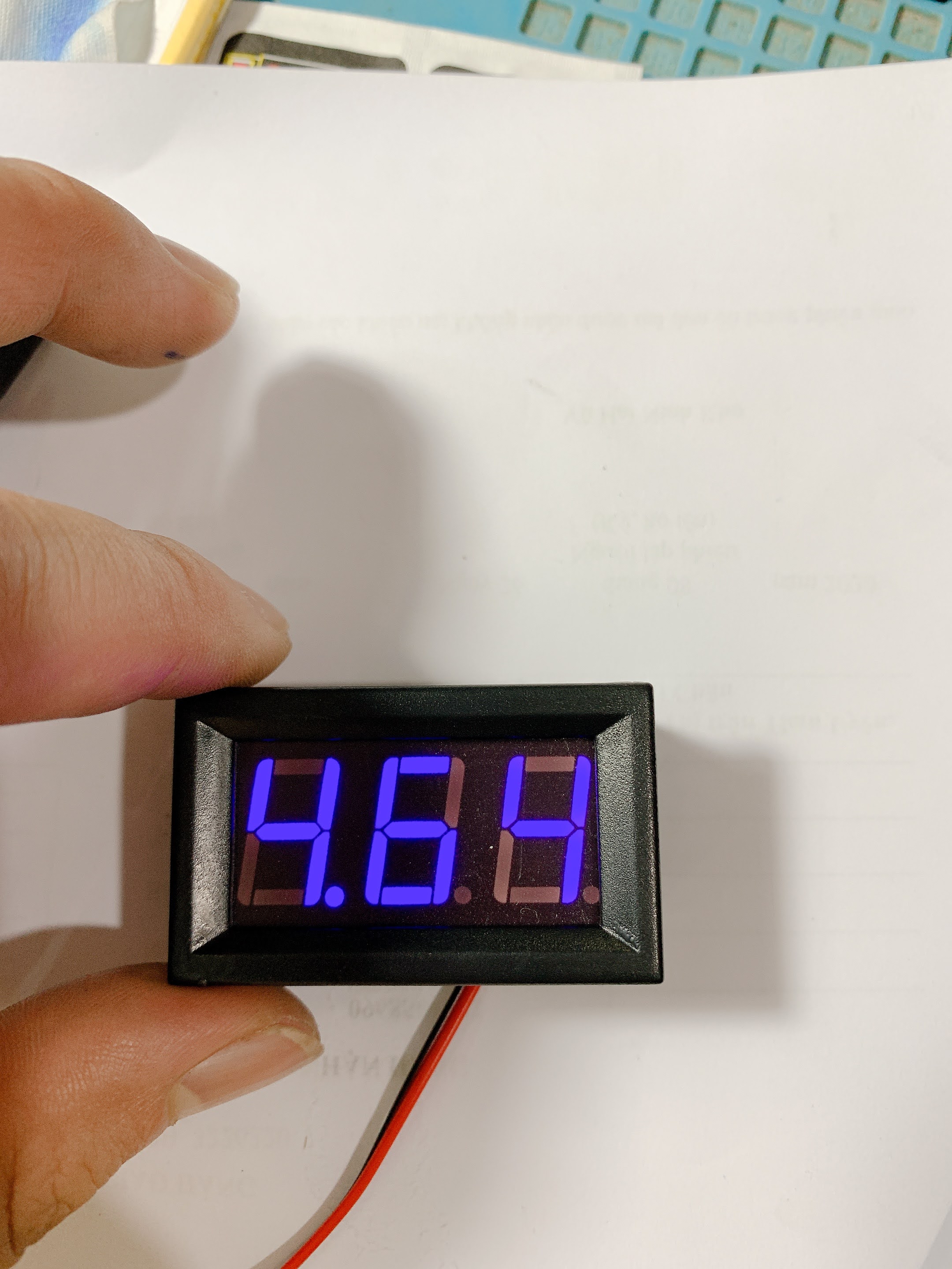 Vôn kế led DC 4.5-30v 0,56 inch