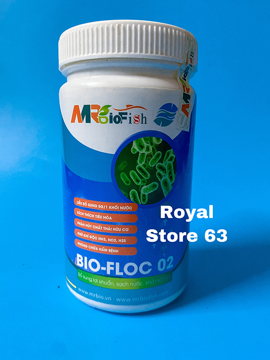 MrBio Bio Floc 02 vi sinh dạng bột cho bể cá cảnh (150g)
