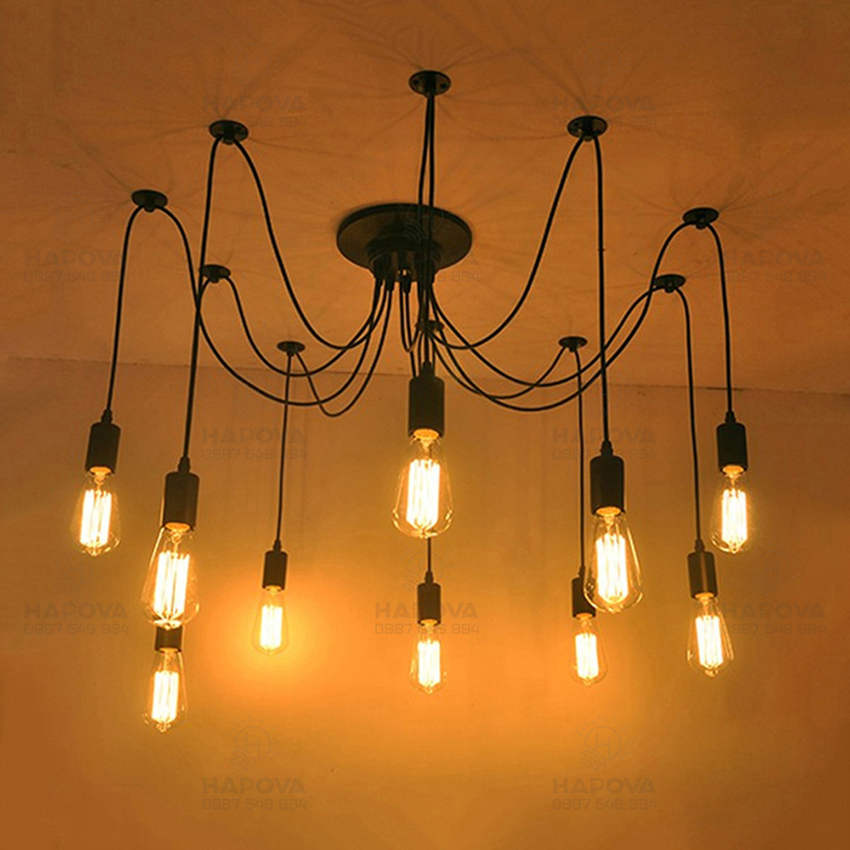 Đèn treo trần chân nhện mềm HAPOVA WIXILS 5069 (Chưa kèm bóng led)
