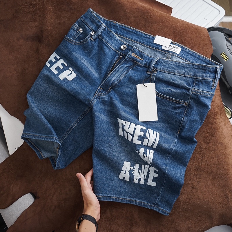 [Bigsize] Quần short jean nam size lớn (95-120kg) vnxk