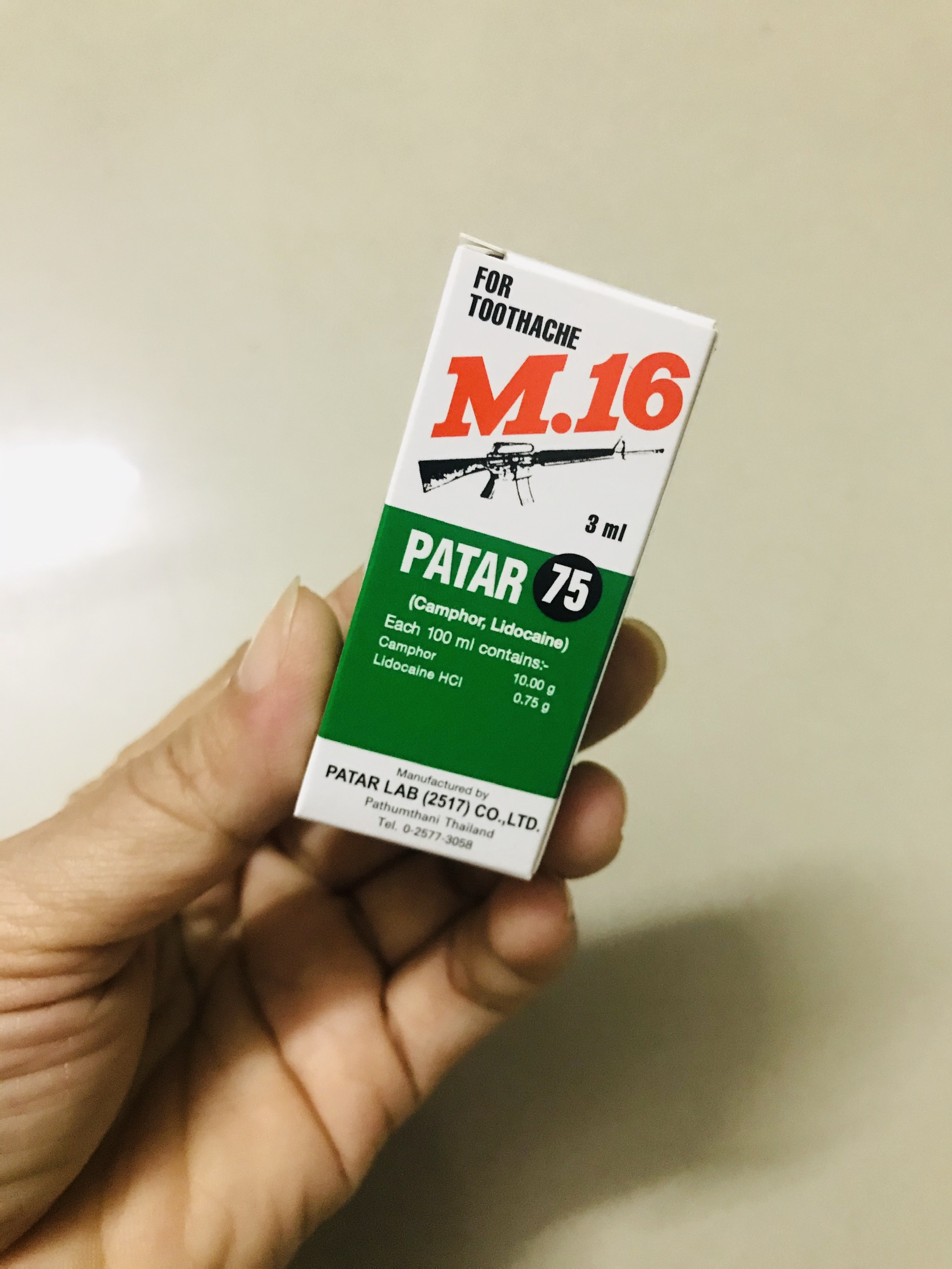 [HCM]Dầu bôi sâu răng M.16 Thái lan