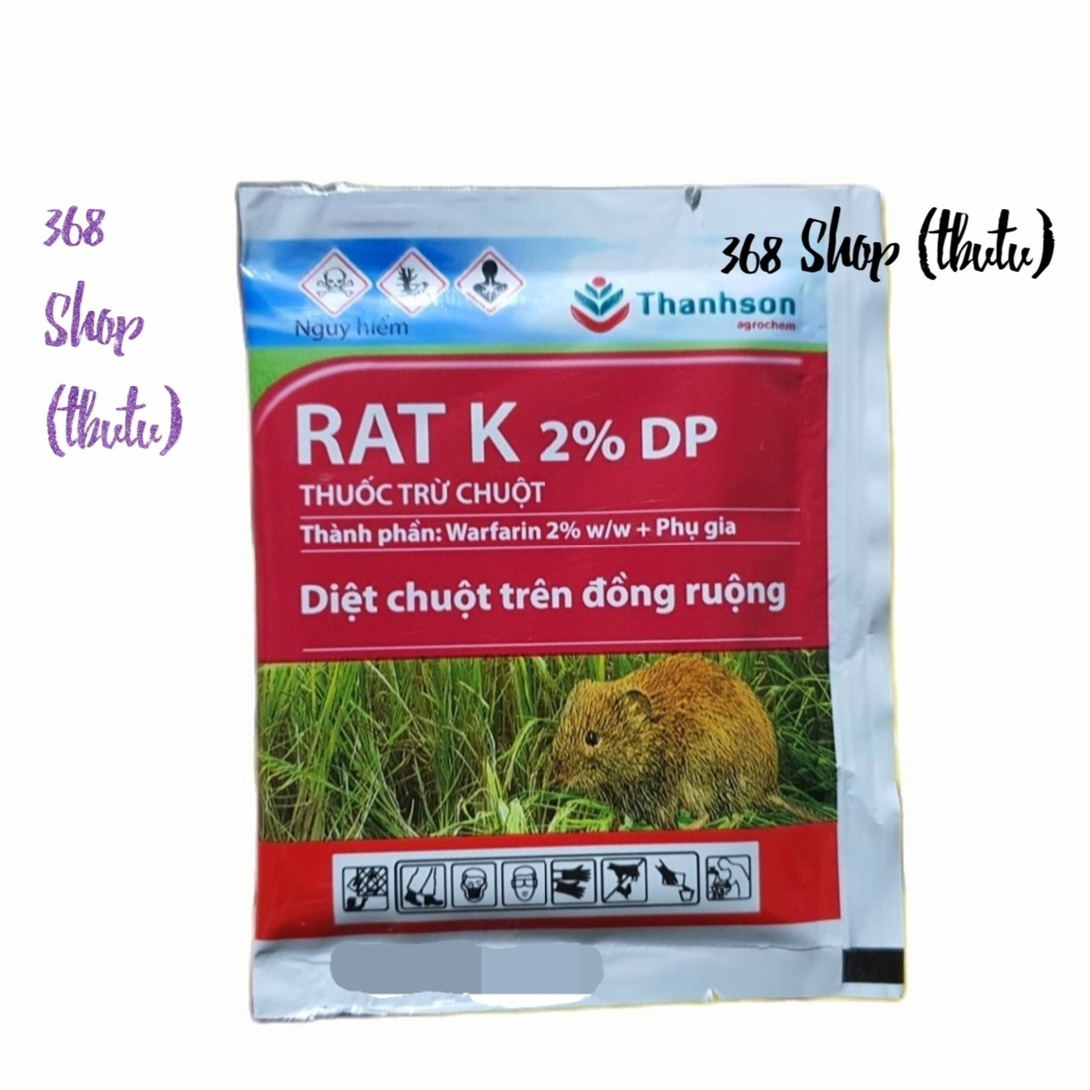 💎 Thuốc diệt chuột Cực Mạnh RAT K DP (10gr)💖 Dạng bột trộn thức ăn.. katk