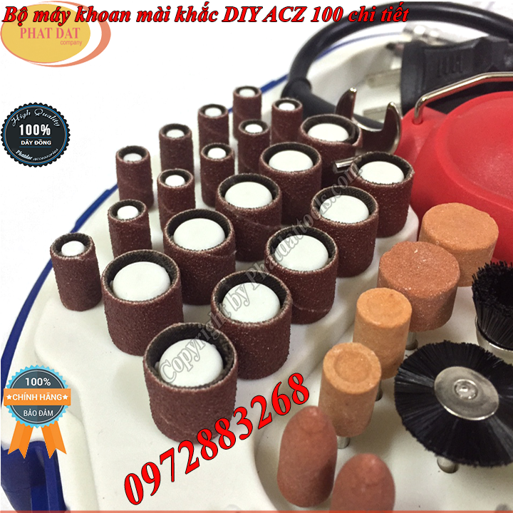 Bộ máy mài khắc ACZ 100 chi tiết