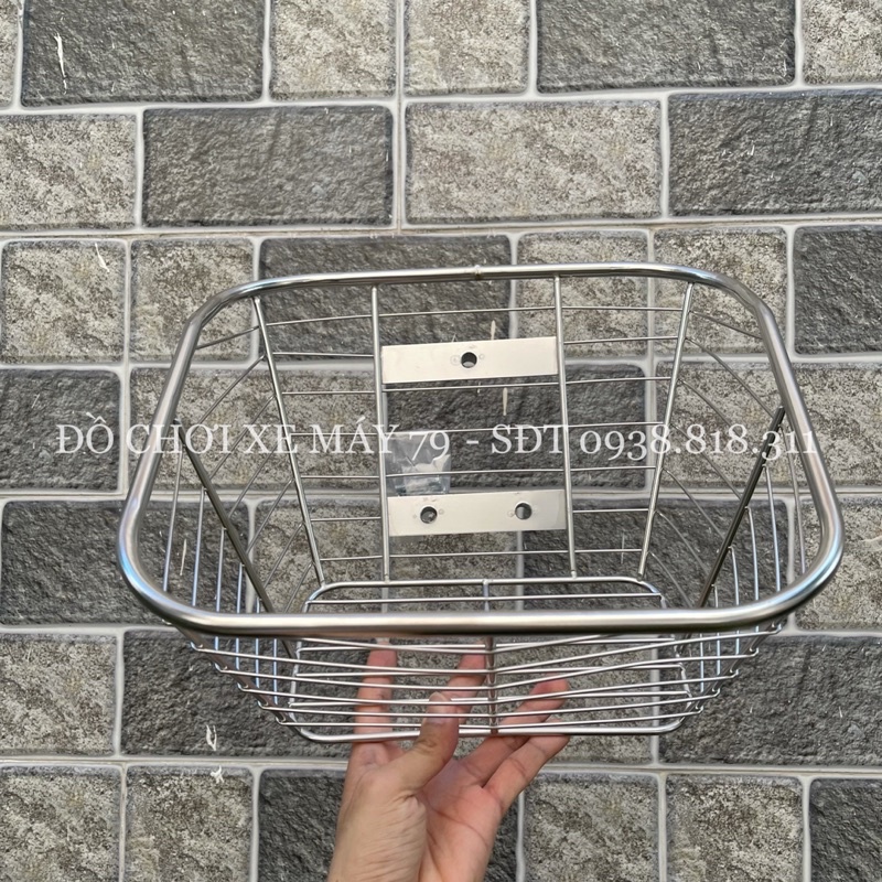 Rổ inox dành cho Wave nhỏ - Wave Thái - Wave TQ