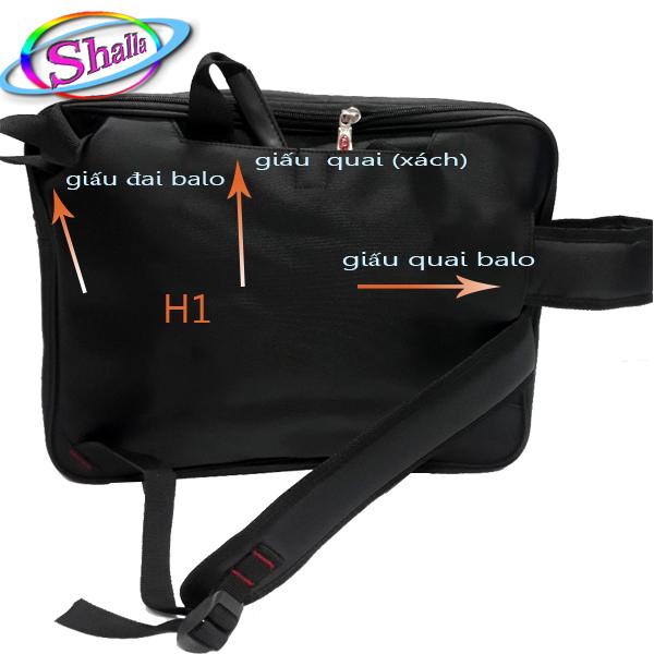Cặp xách balo TĐ căn lề Shalla (đen)