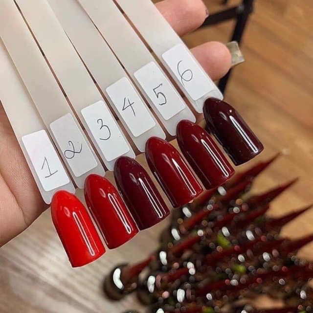 Sơn đỏ mxbon Phụ kiện Nail