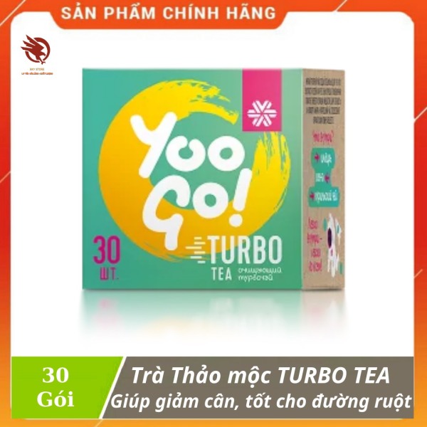 [HCM][ CHÍNH HÃNG ] - Trà thảo mộc Yoo Go Turbo Tea siberian giúp giảm cân  tăng cường hoạt động ruột - hộp 30 gói