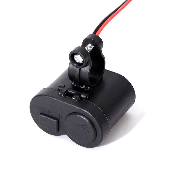 [HCM]Sạc Điện Thoại Gắn Xe Máy Di Động 2 IN 1 [ 1 Chiếc ]