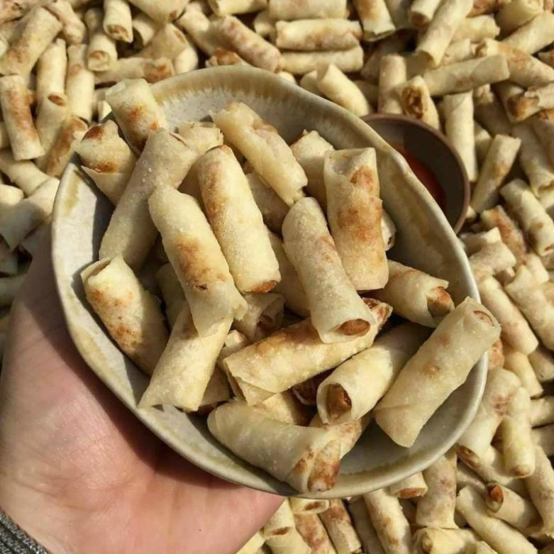 SNACK CHẢ GIÒ TÔM SẤY + CHẤM SỐT MAYONNE