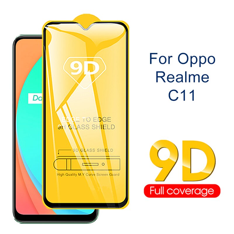 Miếng dán cường lực full màn hình realme c12
