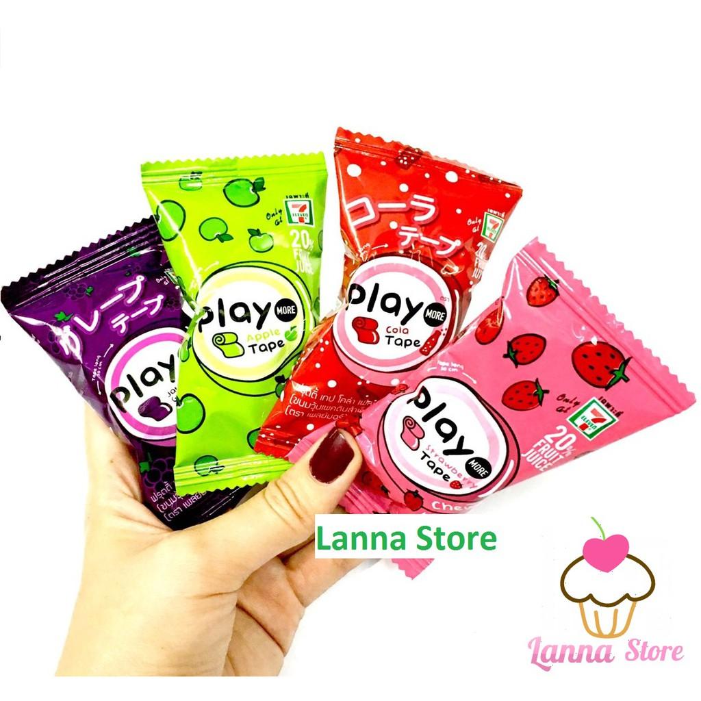 Kẹo Cuộn Play Dạng Gói Vị Dâu - Thái Lan