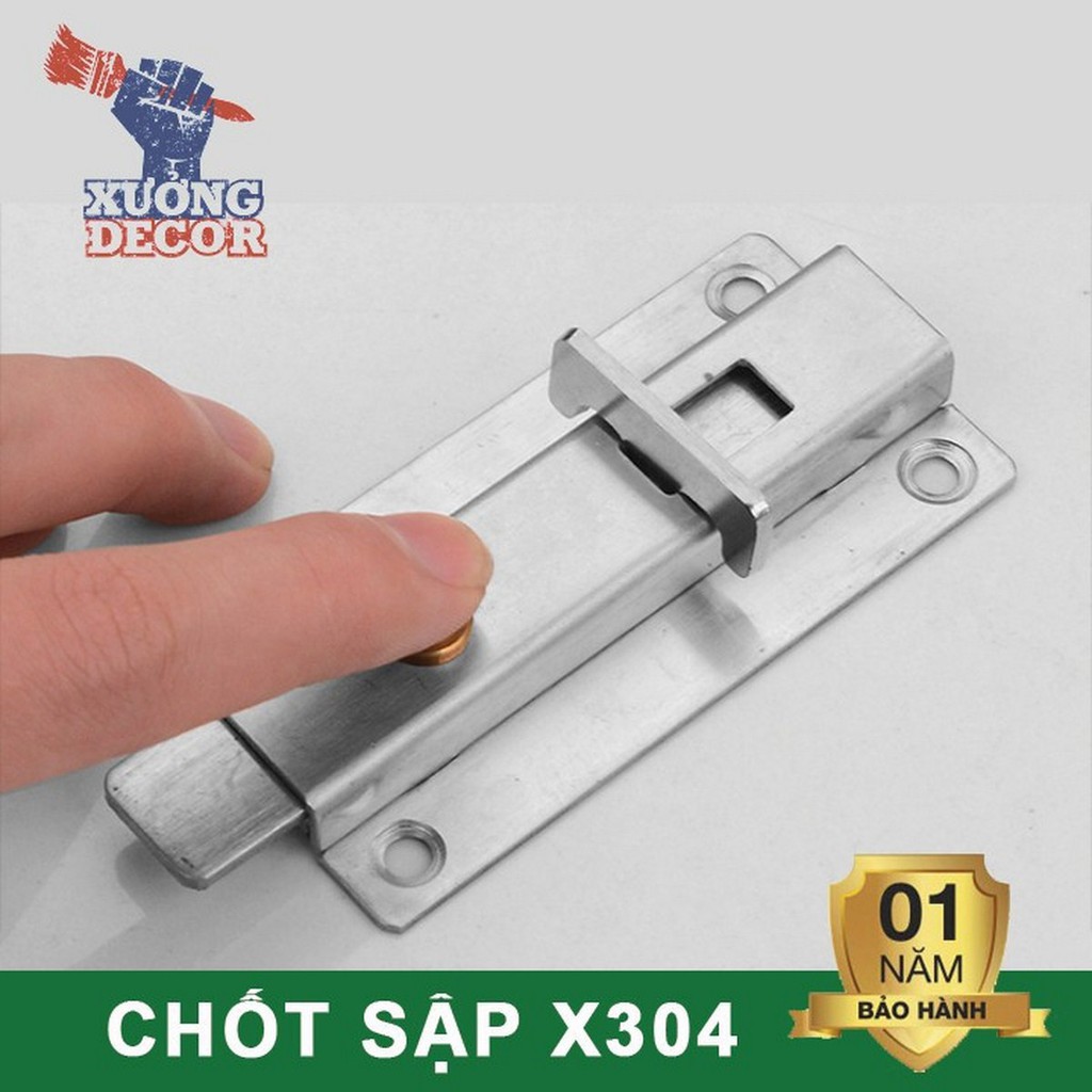 [HCM]Chốt Cửa Inox 304 Cao Cấp